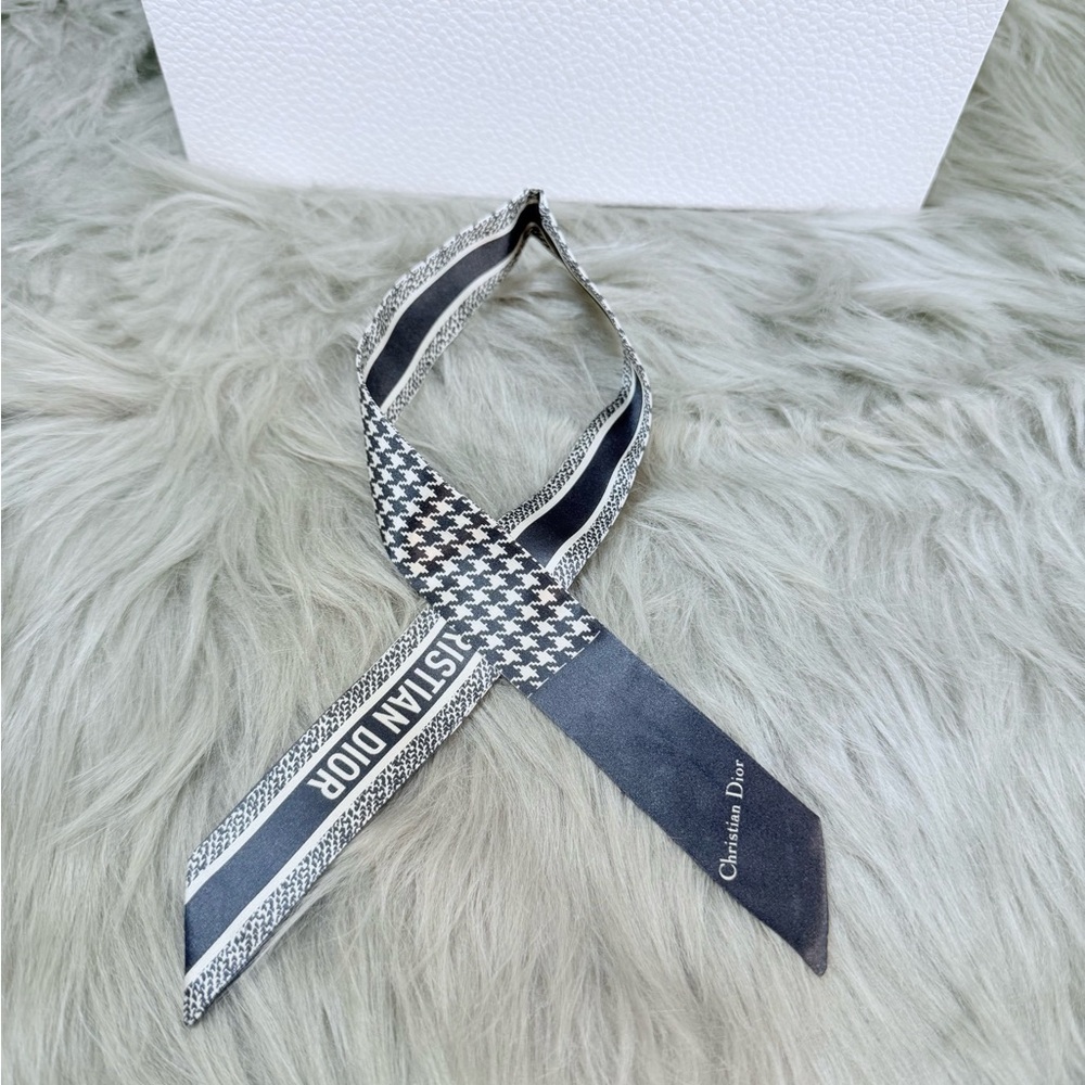 Dior Beauty Blue & White Amphour twilly ribbon - Picture 3 of 5